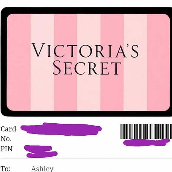 Pink Victoria S Secret Accessories Victoria Secret E Gift Card Poshmark